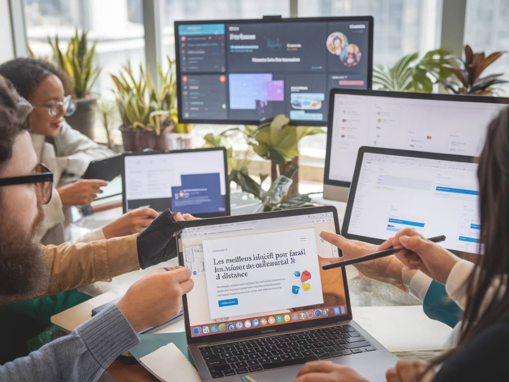 Les meilleurs logiciels pour faciliter le travail collaboratif à distance